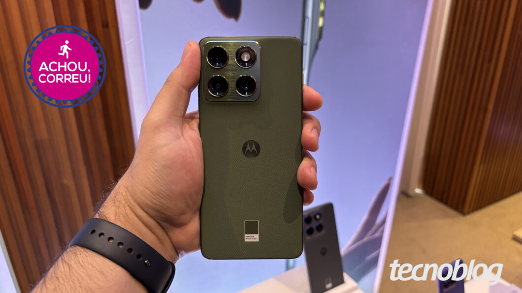 7.7: Motorola Edge 70 (512 GB) tem um dos menores preços já vistos