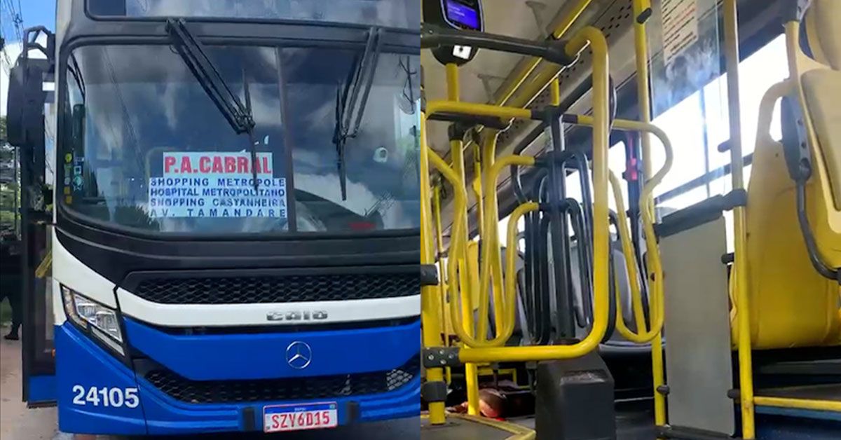Suspeito de assalto é morto a facadas dentro de ônibus em Ananindeua