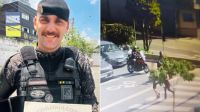Veja momento em que rapaz deixa moto após atentado contra tenente da Rota