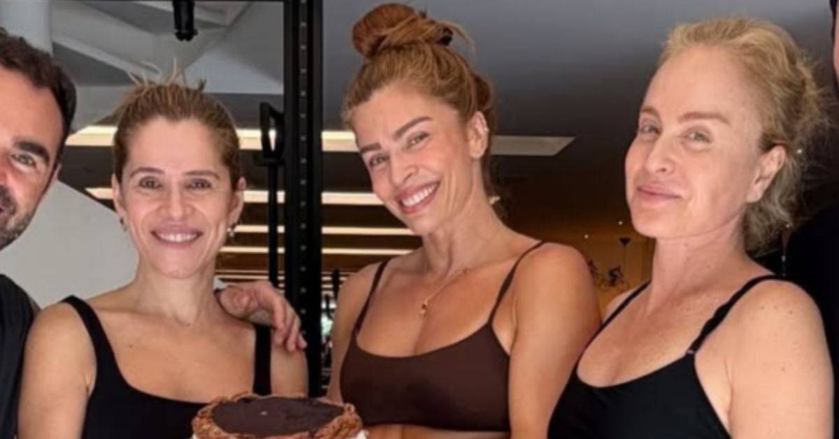 Ingrid Guimarães e Grazi Massafera ganham festa surpresa