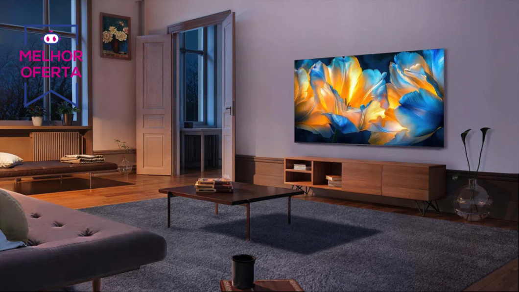 Smart TV 4K TCL C6K 65” tem 35% OFF com cupom válido no app do Magalu